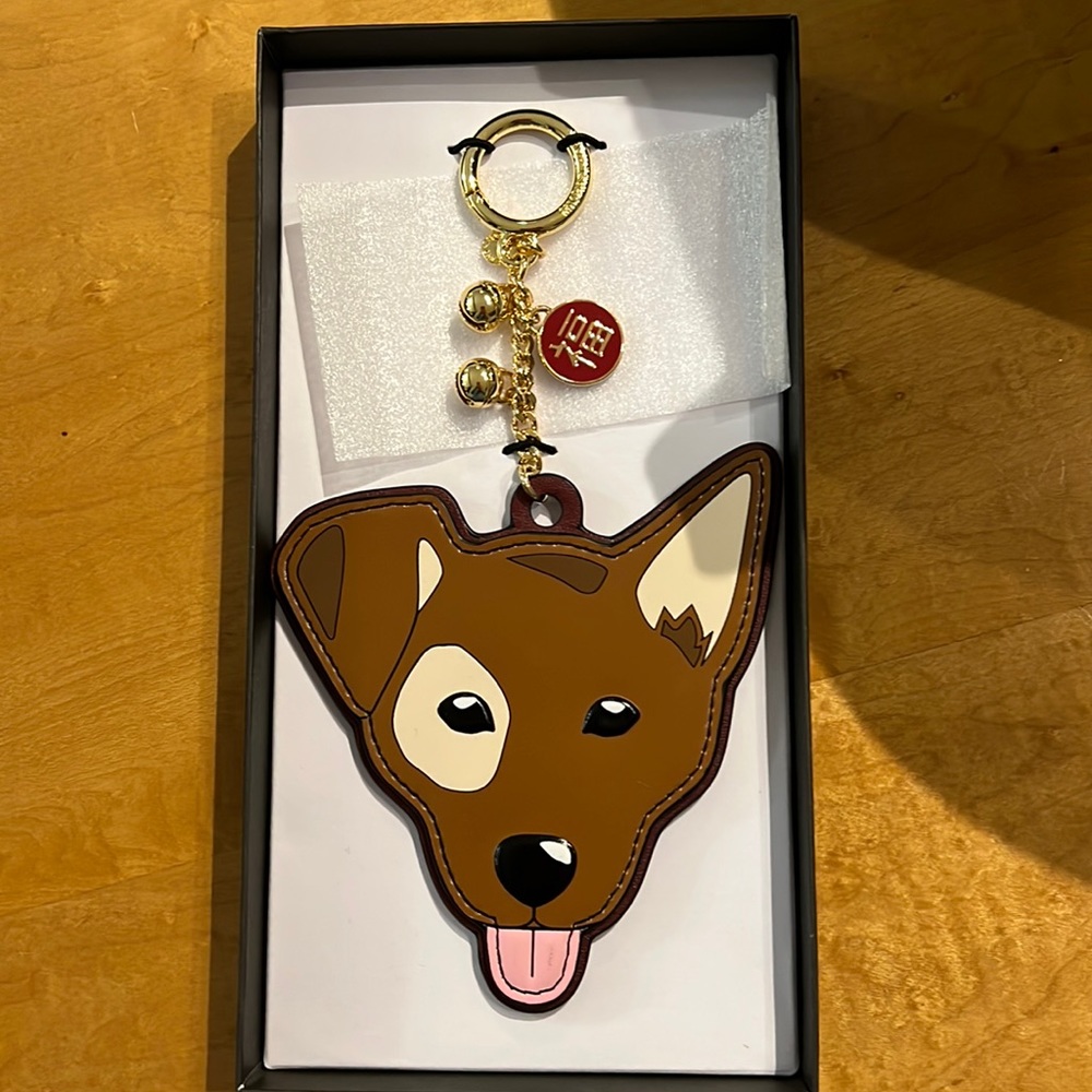 New Michael Kors leather keychain - Picture 1 of 5